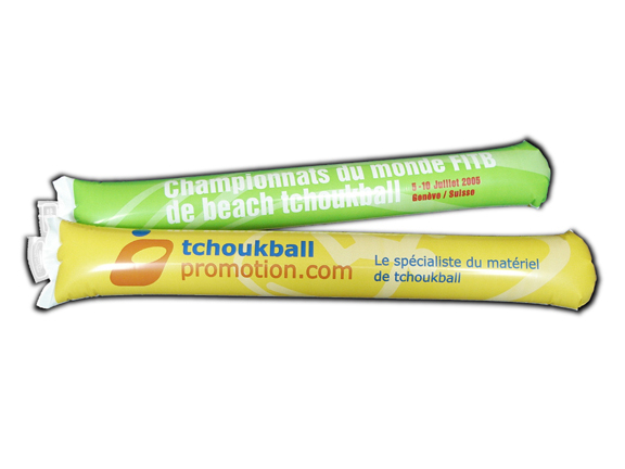 "Tchoukball" cheer sticks